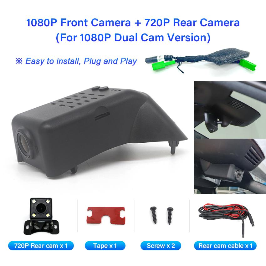 For Volvo Polestar 2 2020 2021 2025 2025 UHD 4K Dash Cam for Car Camera Recorder Dashcam WIFI Car Dvr Recording Devices