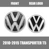YNEPB1 1/2pcs Car Front Rear Trunk Logo Emblem Badge Sticker Decoration For Volkswagen VW Transporter T5 2010 2011 2012 2013 2015 2014