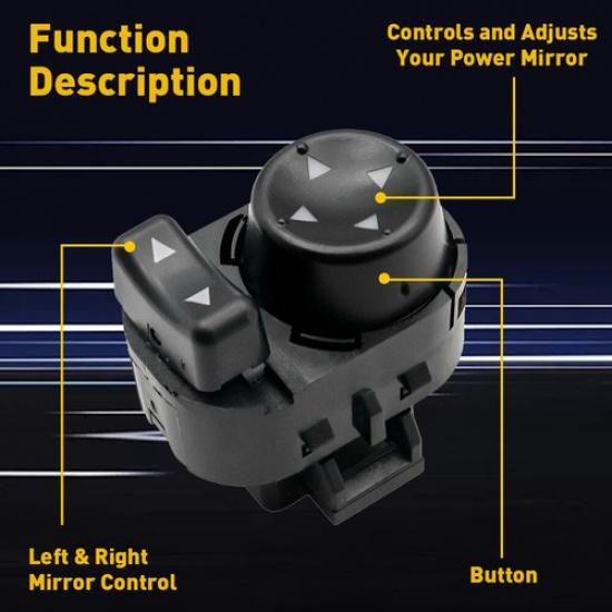 15261340 Mirror Switch Front Driver Side Fit Chevy Chevrolet Hand Impala HHR