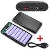 Универсальный корпус PowerBank для аккумуляторов 18650 с регулируемым выходом 5-12 В для различных устройств, гаджетов и электроники для путешествий