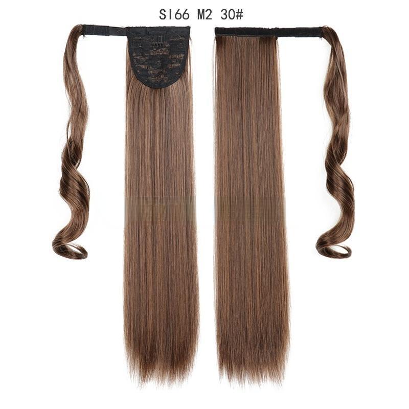 LISI HAIR Парик с хвостиком, женские длинные прямые волосы, наращивание синтетических волос, наращивание хвоста