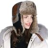 Siggi Cold Protection Pilot Flight Ski Flight Ear Russian For Playing In the Large 59 60 Black (Siggi) Hat, Cap, Cap, Cap, Men's, Flaps, Hat, Cap,