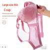 Lace Thin Women's Bra, No Padding, Supportive for Large Breasts, Steel Ring, Large Cup Sizes