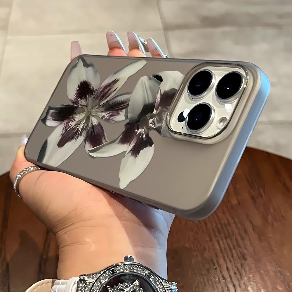 Чехол для телефона "Утренний цветок" для iPhone 17 16 15 14 13 12 11 17 Pro Max 7 8 Plus Винтажный Цветочный Мягкий Чехол Fundas