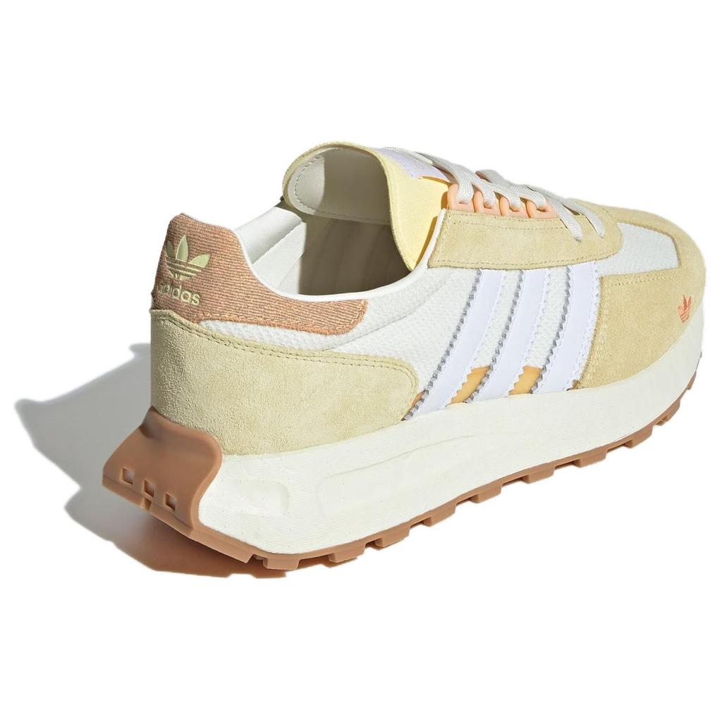 Adidas Originals Retropy E5 Retro Comfortable Versatile Fabric Cushioning Durable Low-Top Running Shoes Women Sneaker Off-White Yellow ID3267