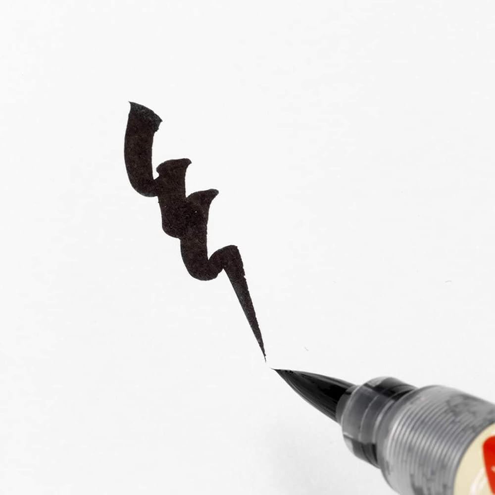 Кисть-перо Pentel Pentel Brush для японской бумаги XFL2W Черный 40 x 230 x 15 (мм)