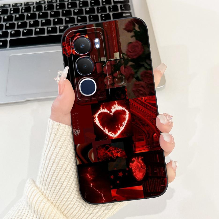 Чехол для Vivo Y19s V2419 Новый Уникальный Конфетный Расписной Чехол 6.68'' Ударопрочный Чехол для Телефона Для Vivo Y19s Y 19 s VivoY19s 4G Мягкий Чехол