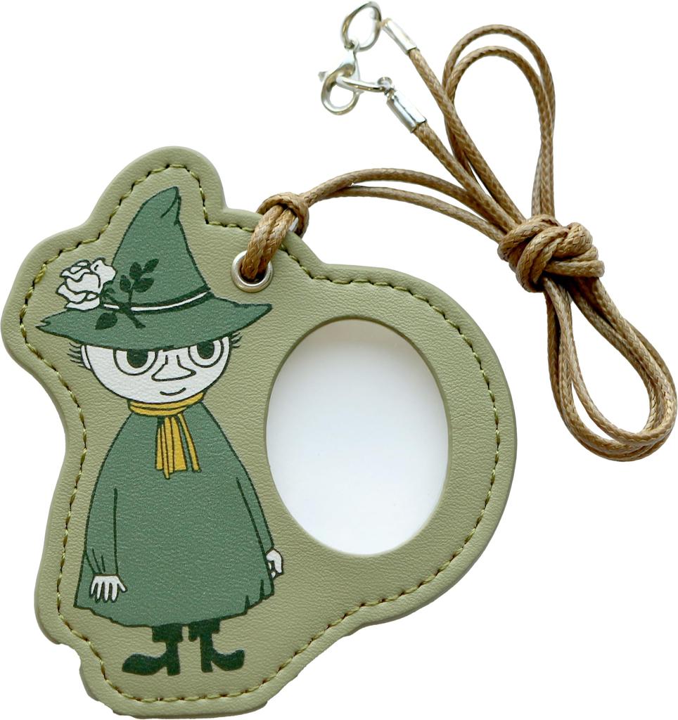 Fieldwork Loupe Die Cut Leather Loupe G Handheld Loupe Moomin with Strap Green 1.8x MLP003-3