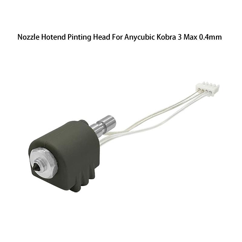 Для Anycubic Kobra 3 Max комплект насадок Hotend Pinting Head быстросменная насадка 3D-принтер закаленная сталь 0,4 мм для Kobra 3 Max Combo