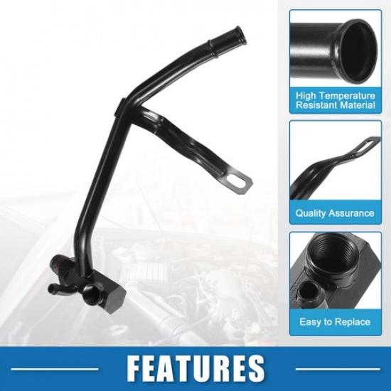 Engine Heater Hose Assembly No.E8TZ18B402C for Ford Bronco 1985-1994 Metal Black