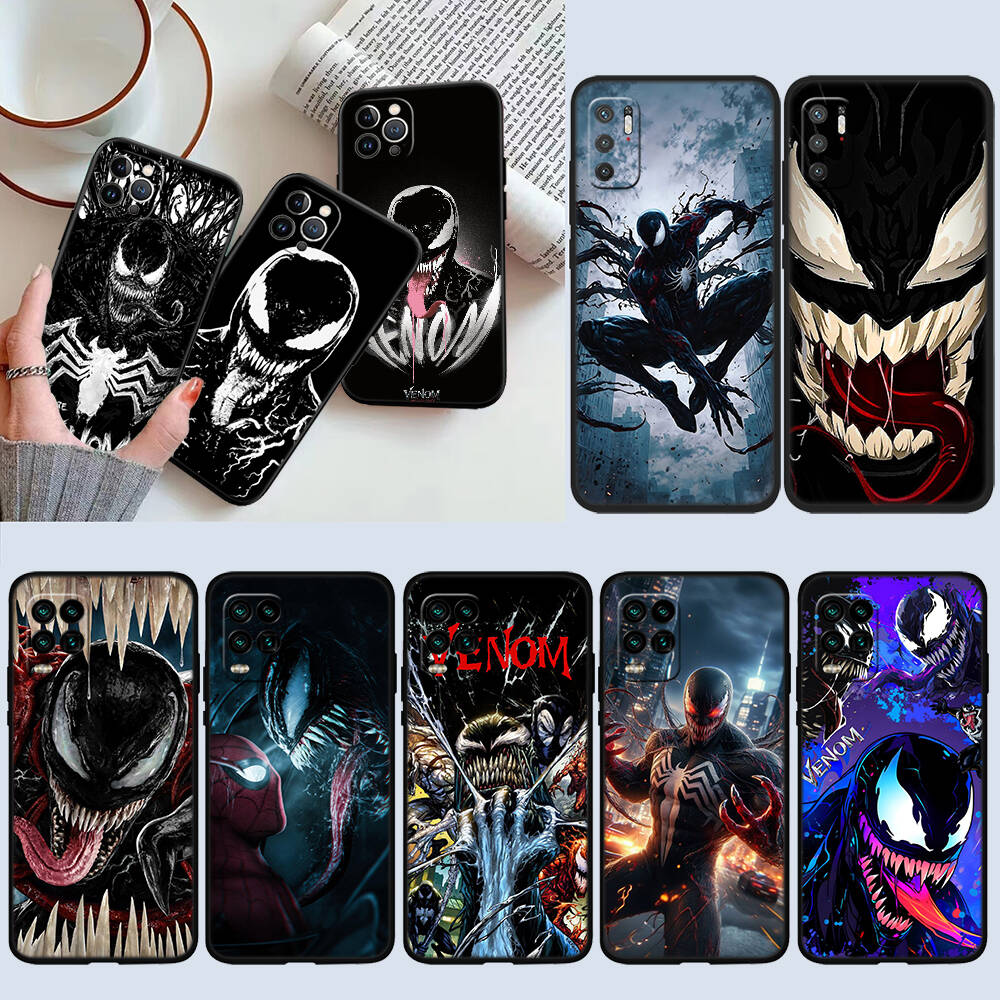 Venom Phone Case for Xiaomi Poco C40 C51 C50 C55 C65 C71 C75 C85 F8 F7 F6 F5 F3 F2 X7 X6 X4 X3 X2 M7 M6 M5 M4 M3 M2 Pro