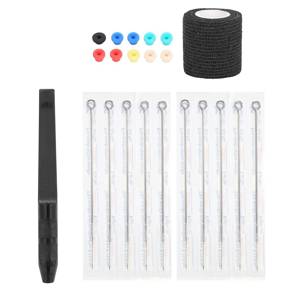 Hand Tattoo Pen Stainless Steel Tattoo Needle Bandage Grommet Tattoo Tool Kit Accessory Aiguille De