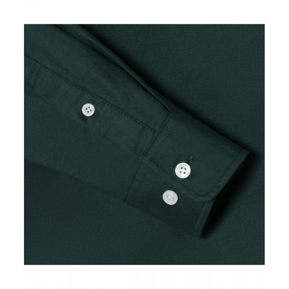 Lacoste Женская рубашка S baSic Oxford Stretch [темно-зеленый]