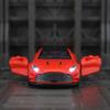 1:34 Vanquish Металлическая модель автомобиля, Открывающиеся двери, Звук и свет, Возвратная мощность, Спортивный автомобиль, Богатая детализация
