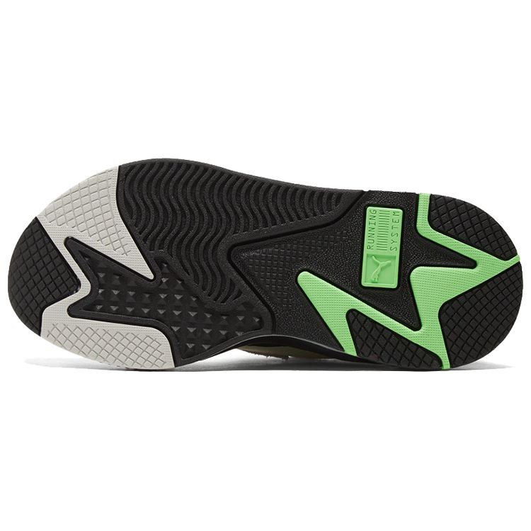 Puma RS-X Mix Colorblock — Кроссовки унисекс Nimbus Cloud Green Grey Black 380462-04