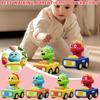 Dinosaur Car Toys For Toddlers Aged 1-3, Baby Animal Racing Cars, Baby Toy Car Sets
