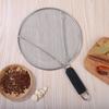 Сетка для защиты от разбрызгивания жира из нержавеющей стали, защитный экран для сковороды, прочная крышка от брызг