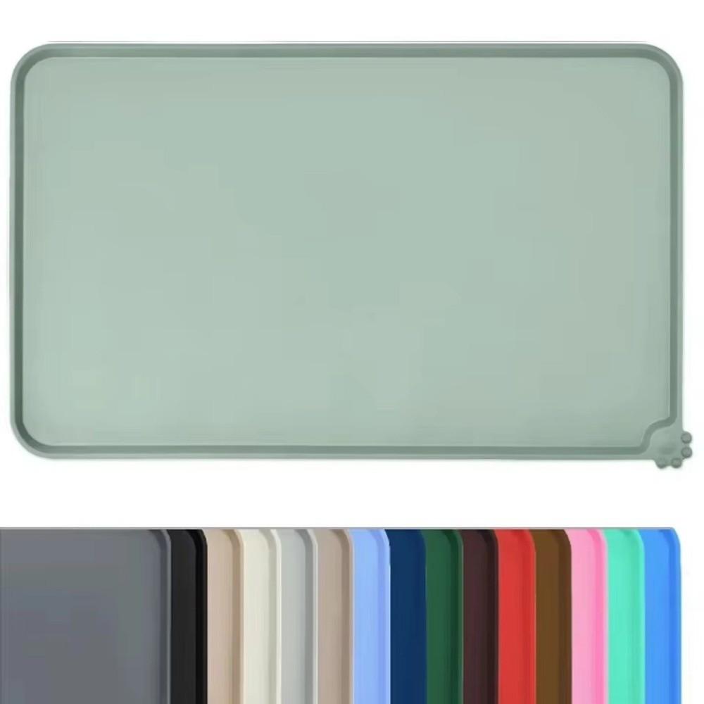 Силиконовый коврик под миску для питомца, нескользящий коврик для пола, новый коврик для кошек и собак для миски для кормления питомца