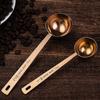 Ручка из нержавеющей стали для кофе Аксессуары для кофе Кухонный инструмент Мерная ложка Кофейные ложки