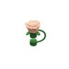 Heat-resistant Rose Flower Straw Cover Dust Proof Straw Covers Cap for Stanley Cup