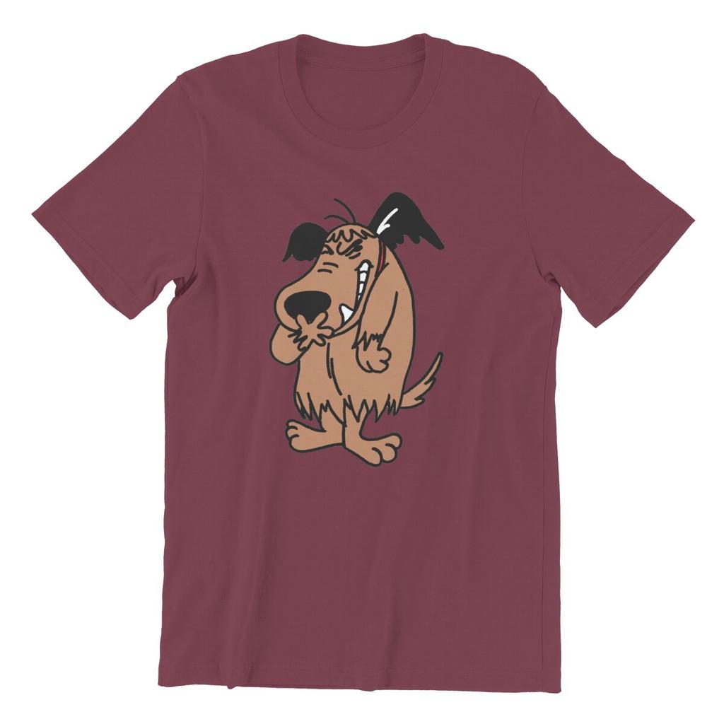 Leisure Muttley Mutley Cartoon Laughing Laugh Dog T-Shirts Men O Neck Cotton T Shirts  Short Sleeve Tee Shirt 6XL Tops