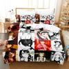 Комплект постельного белья Bakemonogatari Single Twin Full Queen King Size Bed Set Adult Kid Bedroom Duvetcover Sets Anime Bed Sheet Set