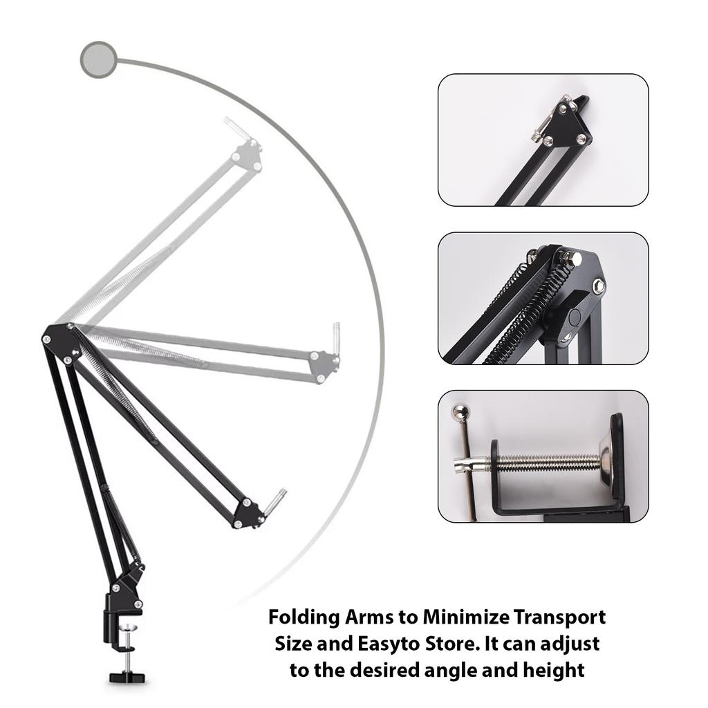 Комплект оборудования для подкаста: конденсаторный микрофон с картой живого звука. Микрофон для подкаста Plug and Play.