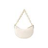 COACH Mira 23 Chain Decoration Calfskin Hand Shoulder Bag Medium Women's Beige
