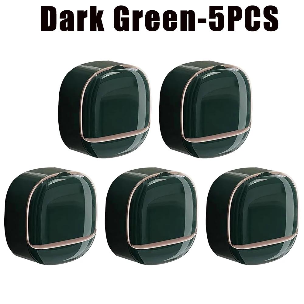 НОВЫЙ Слив для ванной Комната Мыльница Настенная АБС Мыльница с крышкой Водонепроницаемый Органайзер для путешествий Мыльницы Коробка для хранения Без перфорации