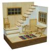 Cobaanii mokei Kobo Kobaani Model Workshop Sweet Style Series Room with Stairs Assembly Kit 1/24 SS-021