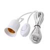 E27 Pendant Lamp Holder with Switch & Split Extension Cord, 2-Pin (Chinese/European Standard)