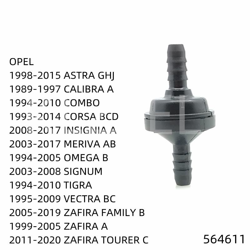 Vacuum Air Pump Check Valve For OPEL ASTRA G H J CALIBRA A COMBO CORSA B C D INSIGNIA A MERIVA A B OMEGA B SIGNUM TIGRA 564611