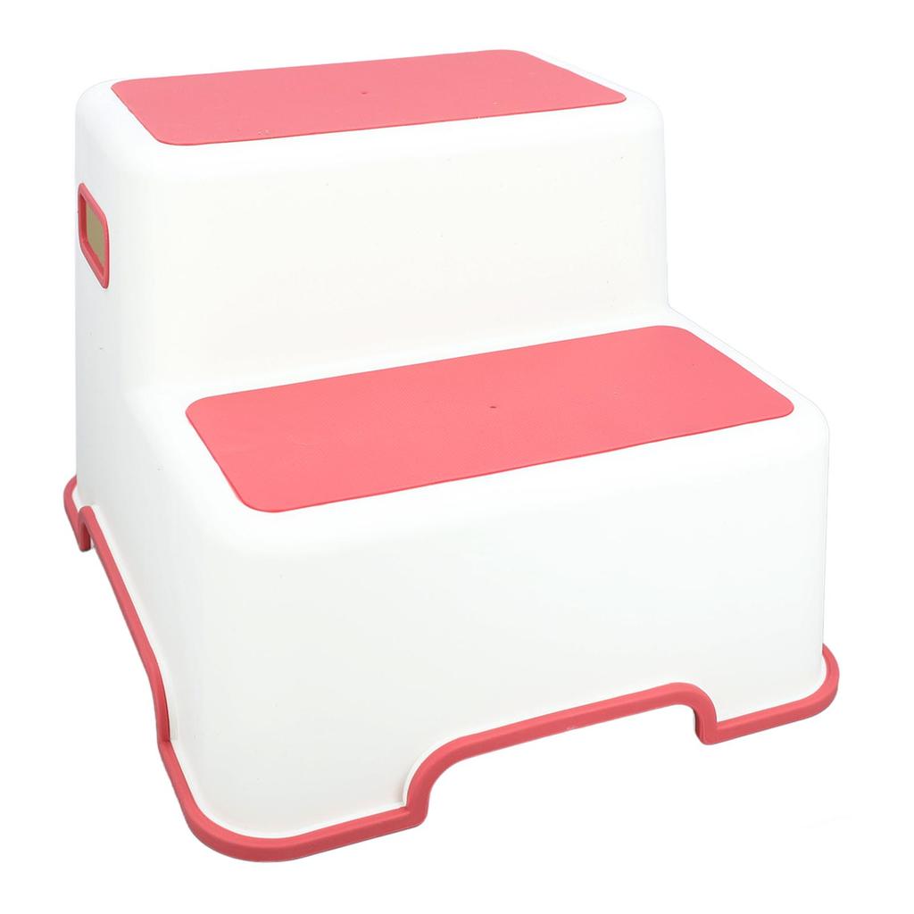 Children Step Stool Plastic 2 Levels Non Slip Thickened Toddler Step Stool for Handwashing