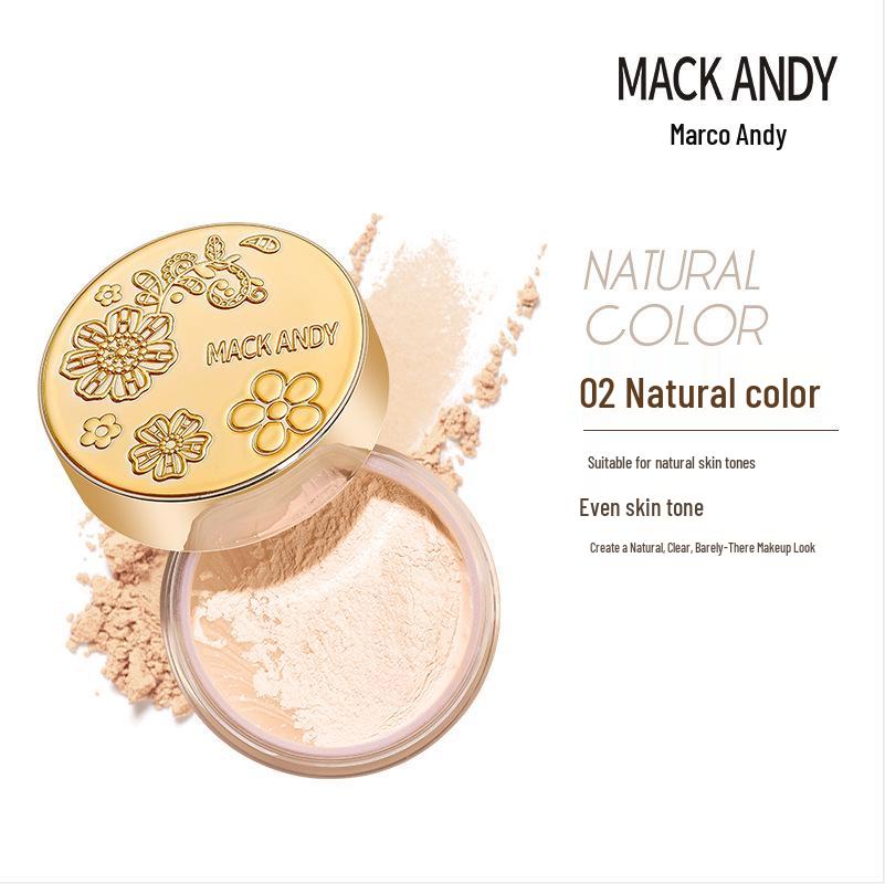 Садовая пудра Makandi True Color Soft Light, водостойкая, матирующая – Стойкая, не переносится, маскирующая, дышащая формула.