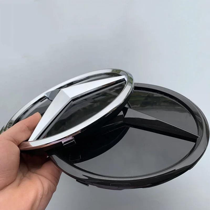 185мм 205мм 3D Логотип Звезда Значок Зеркала Решетки Радиатора Эмблема Автомобиля из АБС-пластика для Mercedes Benz W204 W205 W206 X253 W166 V167 X166 X167 W117