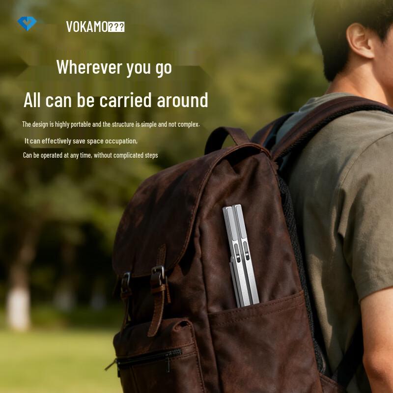 VOKAMO Aluminum Alloy Foldable Laptop Stand