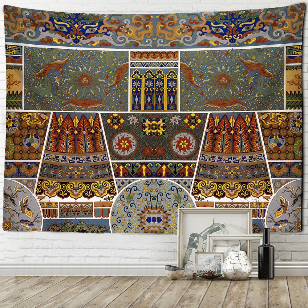 Мандала узор настенный хиппи Тапиз психоделический тайна настенная роспись гобелен гостиная спальня искусство домашний декор