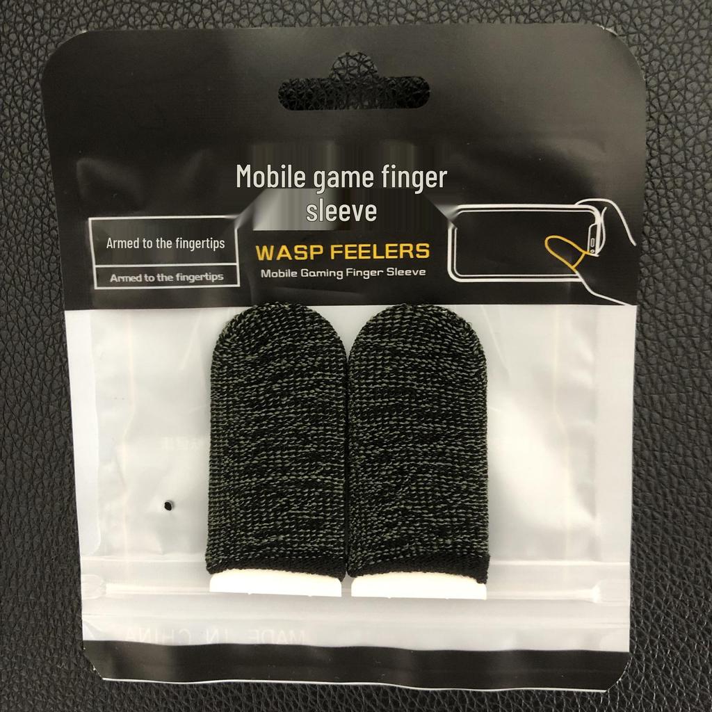 Copper Fiber 18-Pin Game Finger Sleeves - Sweatproof, Precision, Professional Gaming Gloves
