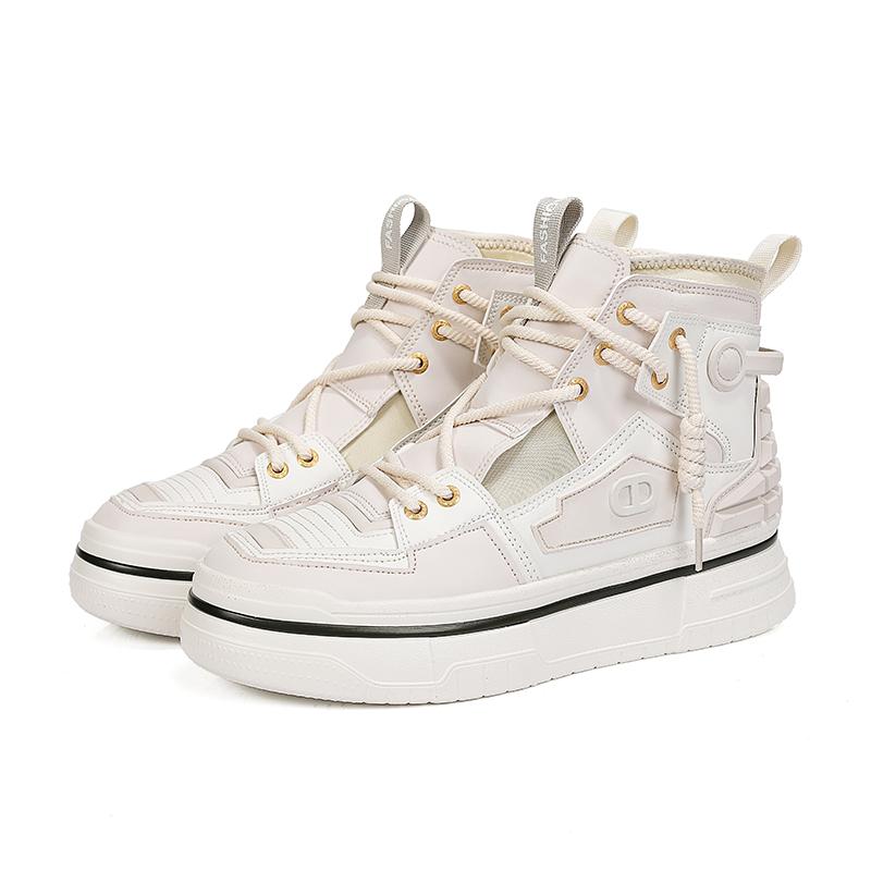 Новые высокие кроссовки для сноуборда, мужские туфли с толстой подошвой, модная мужская обувь, индивидуальная, универсальная, студенческая спортивная обувь