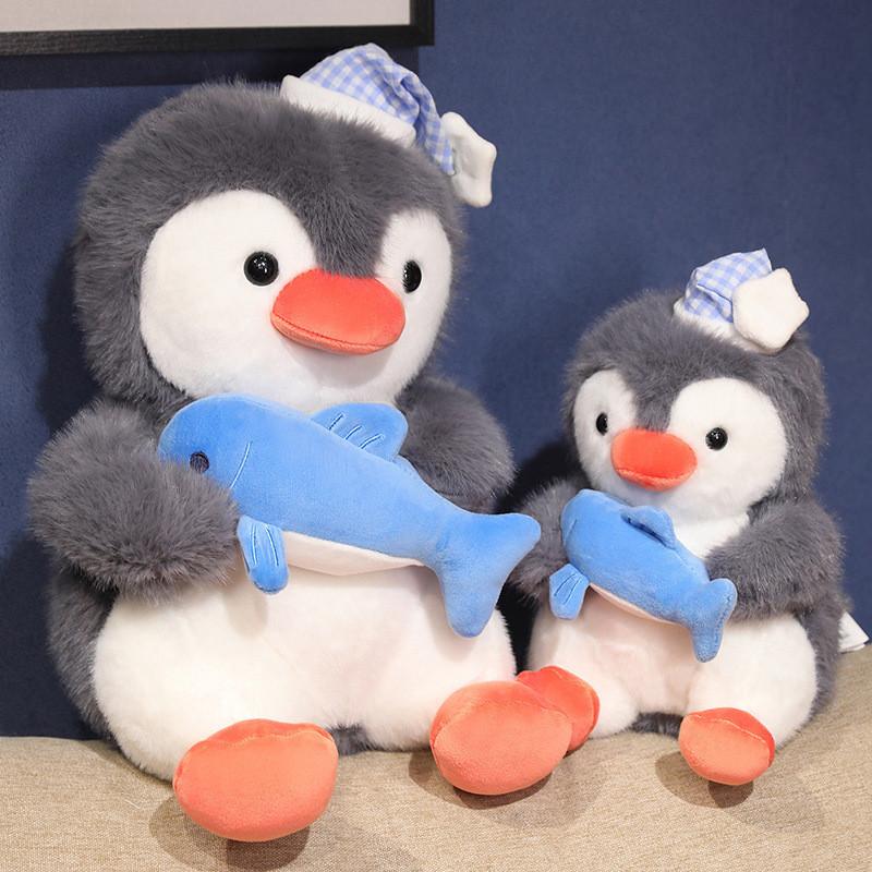 Adorable Penguin Plush Toy Soft Ocean Animal Cuddly Doll For Children And Kids
