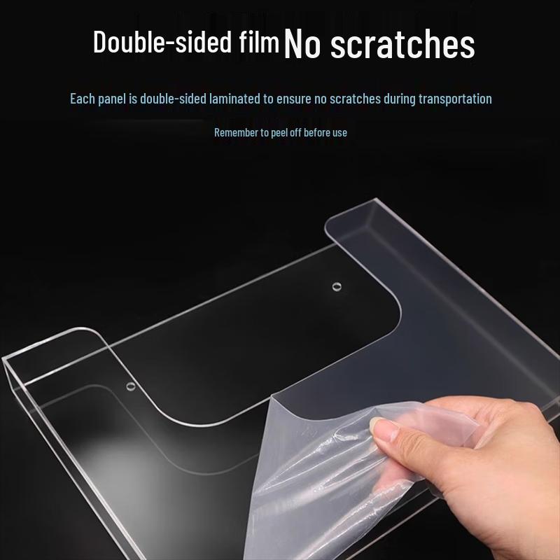 Acrylic A4 Horizontal Wall-Mount Document Holder