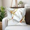 Vikama Marble Pattern Cushion Cover Luxury Geometric Print Sofa Cushion Cover Perfect For Living Room And Bedroom Decor