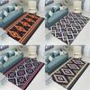 Ethnic Style Carpet Living Room Home Area Carpet Bedroom Bedside Modern Non-slip Floor Mat