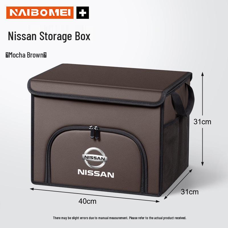 Органайзер-бокс для хранения в багажнике автомобиля Nissan для Qashqai, Sylphy, Teana, Tiida, Livina