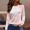 Women's Daily Casual Long-sleeved Printed O-neck Top