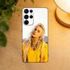 Знаменитая S-певица B-Билли Айлиш Чехол для телефона Samsung S25, S24, S21, S22, S23, S30, Ultra, S20, Plus, Fe, Lite Черный корпус