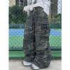 Осень и зима Новые американские джинсы High Street Washed Light Color для мужчин и женщин Прямые слегка расклешенные свободные широкие брюки