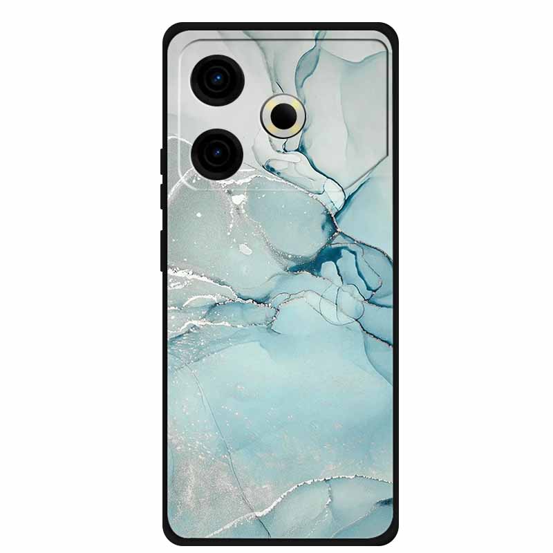 Чехол для телефона Tecno Pova6 Neo, задняя крышка из ТПУ для Pova 6 Neo, цвет мрамора, мягкий чехол, защитный Funda, роскошный силиконовый корпус