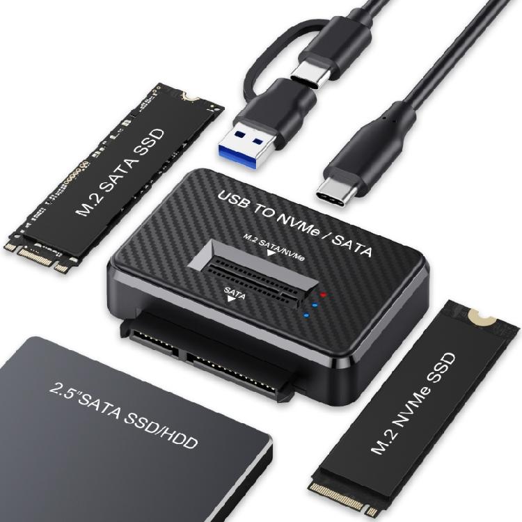 10 Гбит/с M.2 NVMe к USB Док-станция для жесткого диска Адаптер питания Передача данных Простая установка Аксессуары