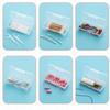 Portable Travel Medicine Box Cotton Swab Holder Case Detal Floss Jewelry Box